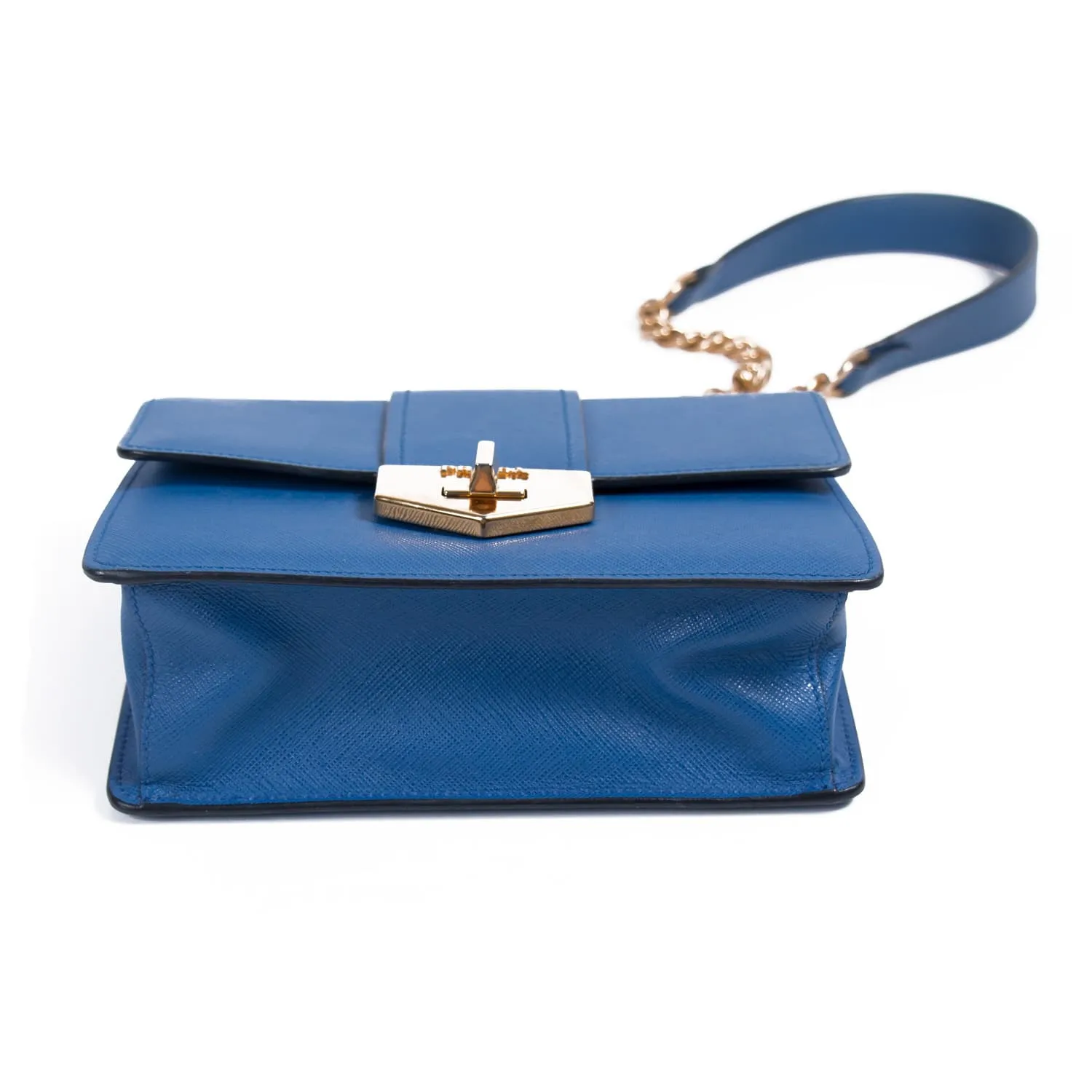 Prada Pattina Saffiano Lux Shoulder Bag