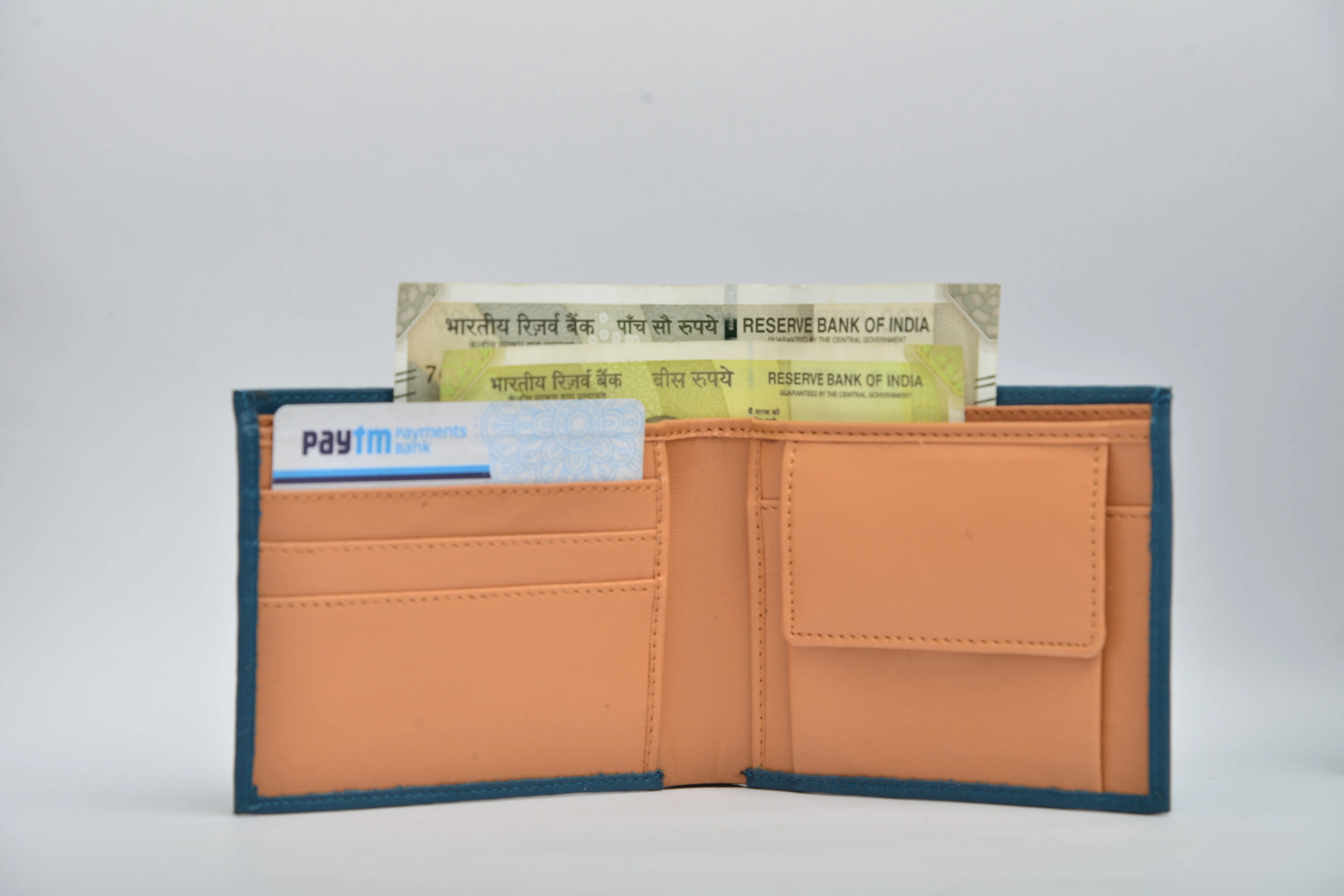 Premium Personalized Men's Wallet - Royal Blue