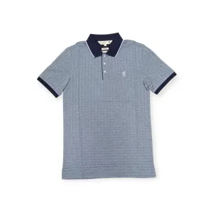 Pringle Men's Franco Mercerised Golfer Blue