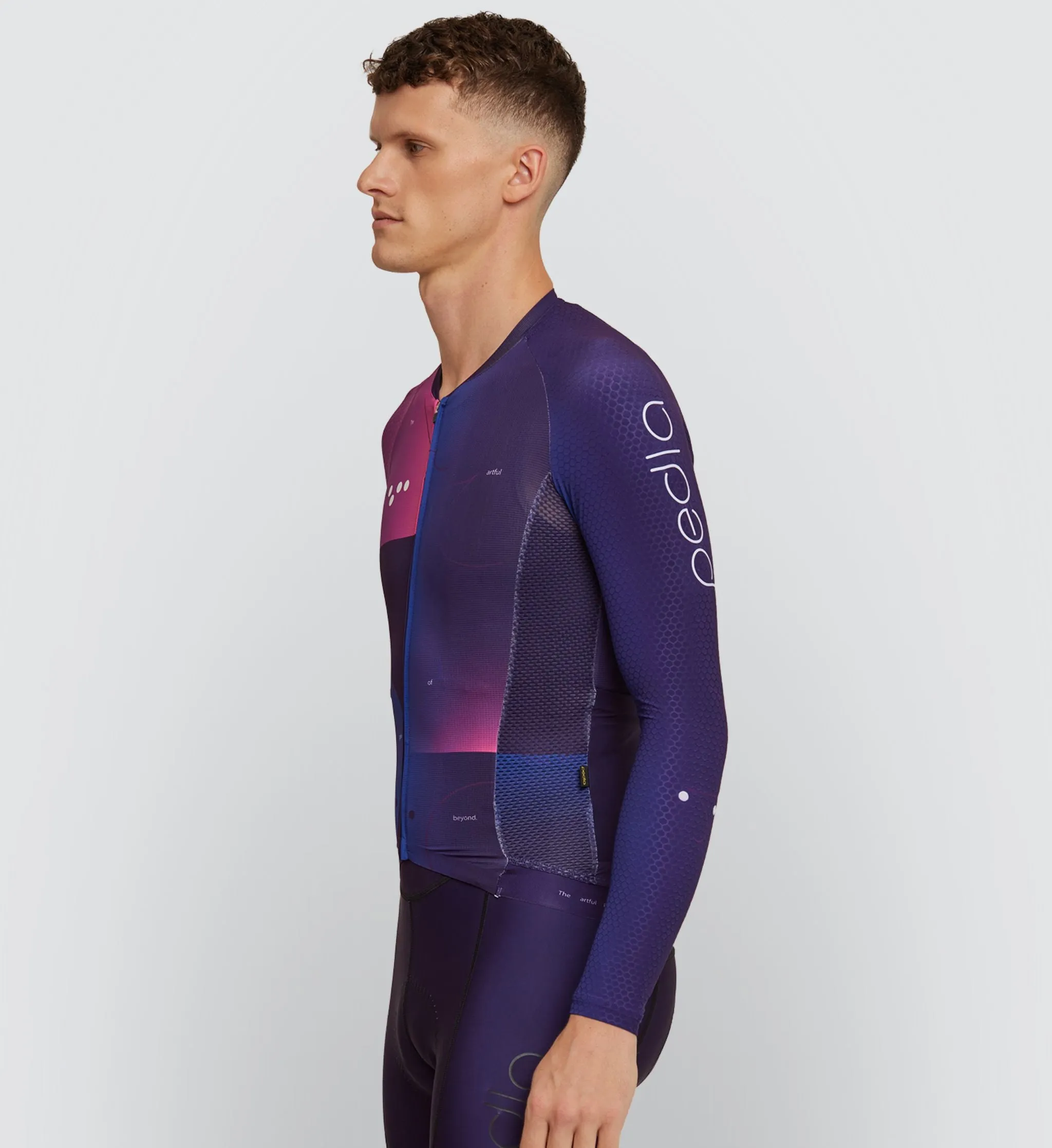 Pro / Men's Pursuit 2.0 LS Jersey - Flow State Plum