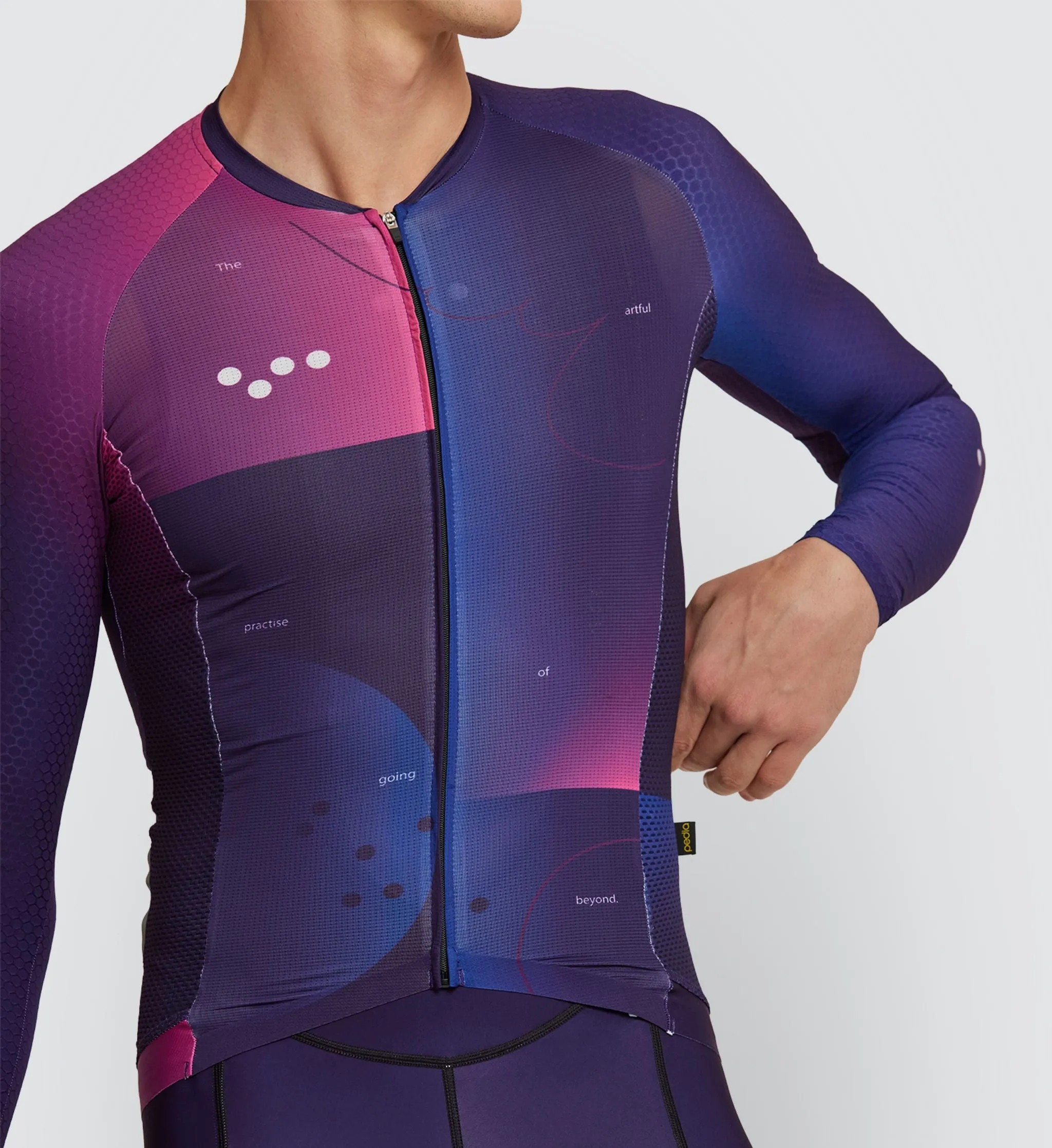 Pro / Men's Pursuit 2.0 LS Jersey - Flow State Plum