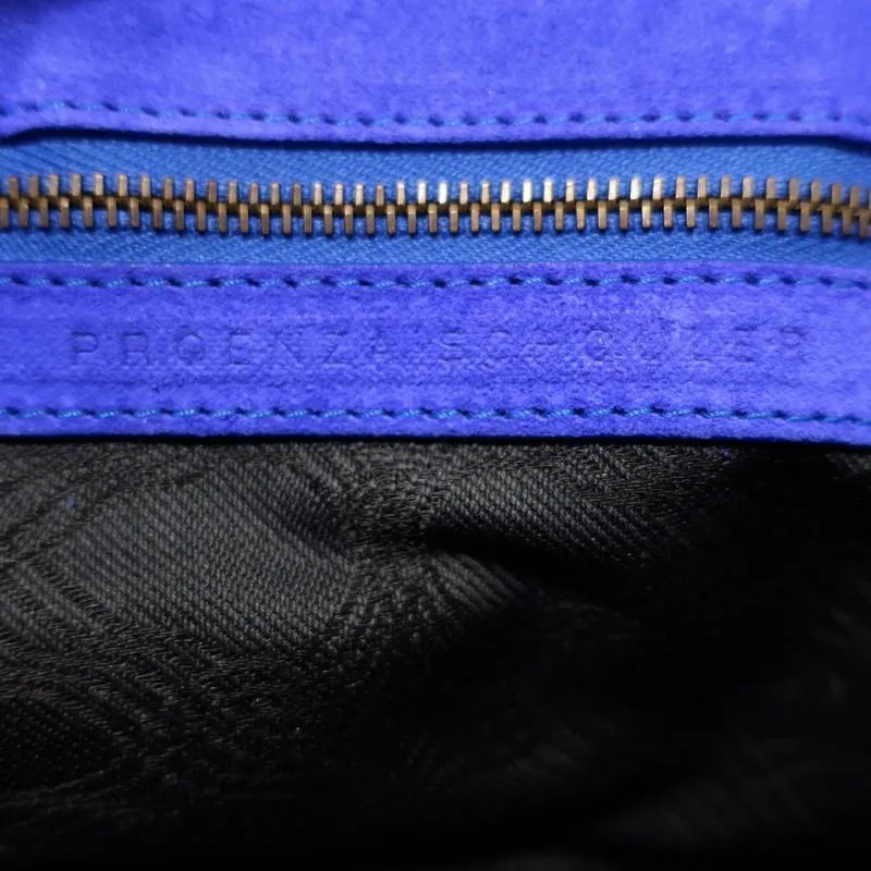 Proenza Schouler PS1 Pochette Clutch Purple-Blue Suede Small Bag