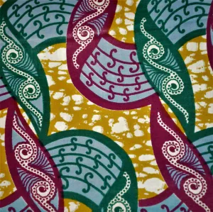 Purple & Green Spirals Adepa Dumas