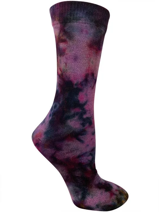 Purple Haze Tie Dye Organic Cotton Crew