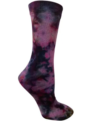Purple Haze Tie Dye Organic Cotton Crew