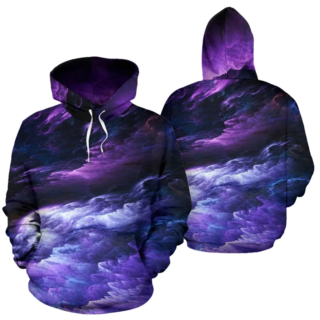 Purple Universe Men/Unisex All Over Premium Hoodie