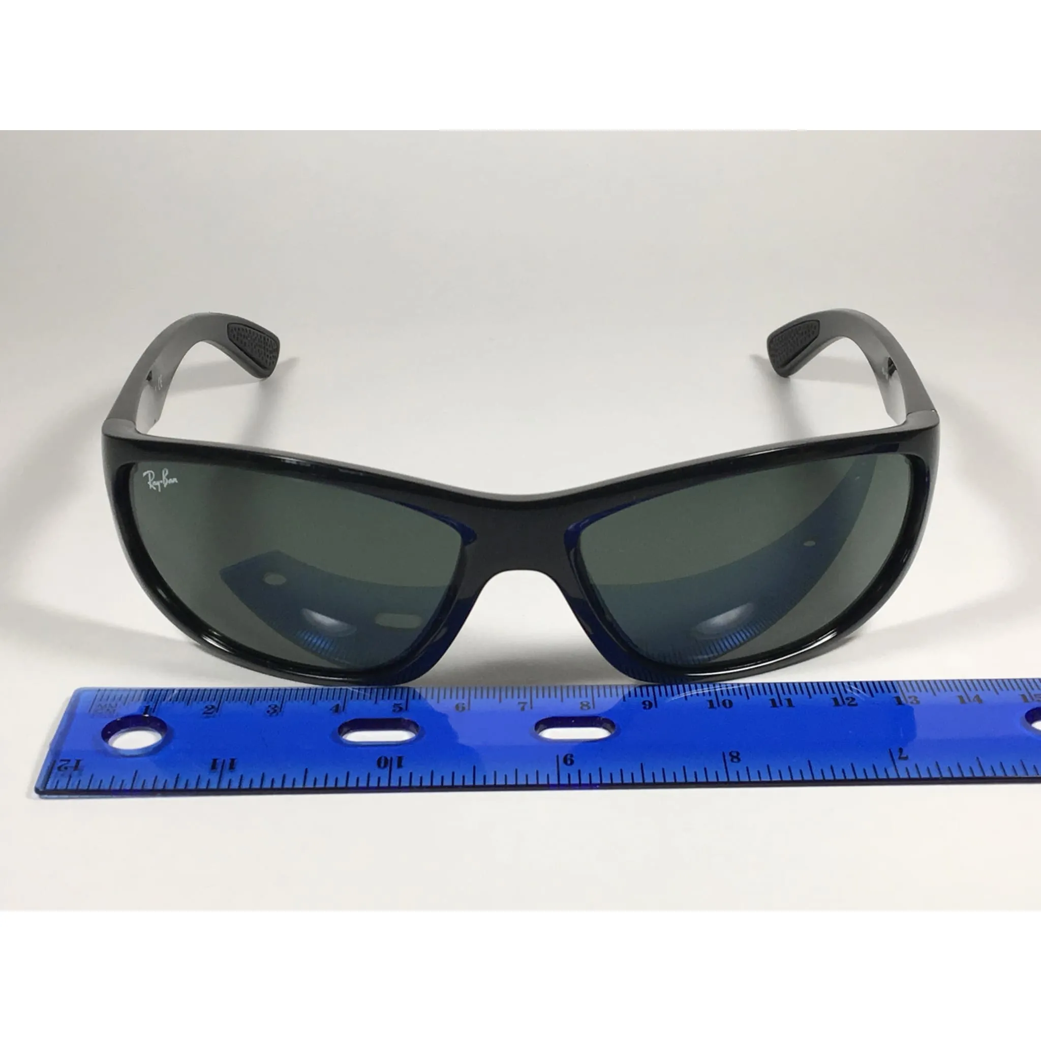 Ray-Ban Active Sport Sunglasses Black Gloss Frame Green Lens RB4188 601/71