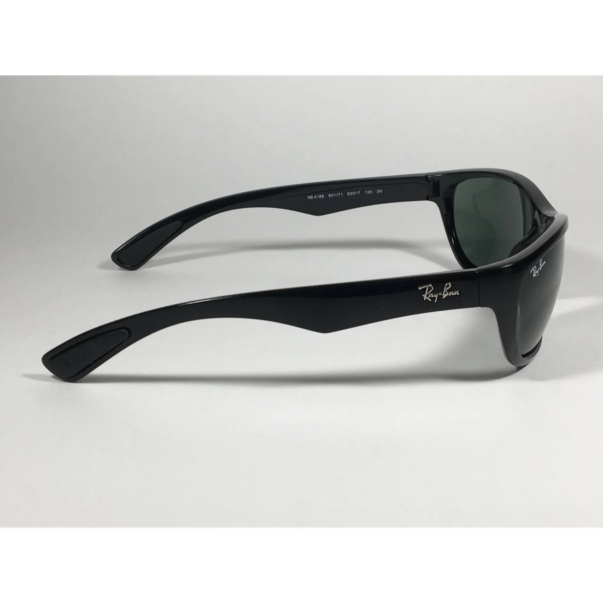 Ray-Ban Active Sport Sunglasses Black Gloss Frame Green Lens RB4188 601/71