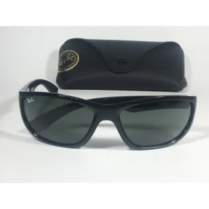 Ray-Ban Active Sport Sunglasses Black Gloss Frame Green Lens RB4188 601/71