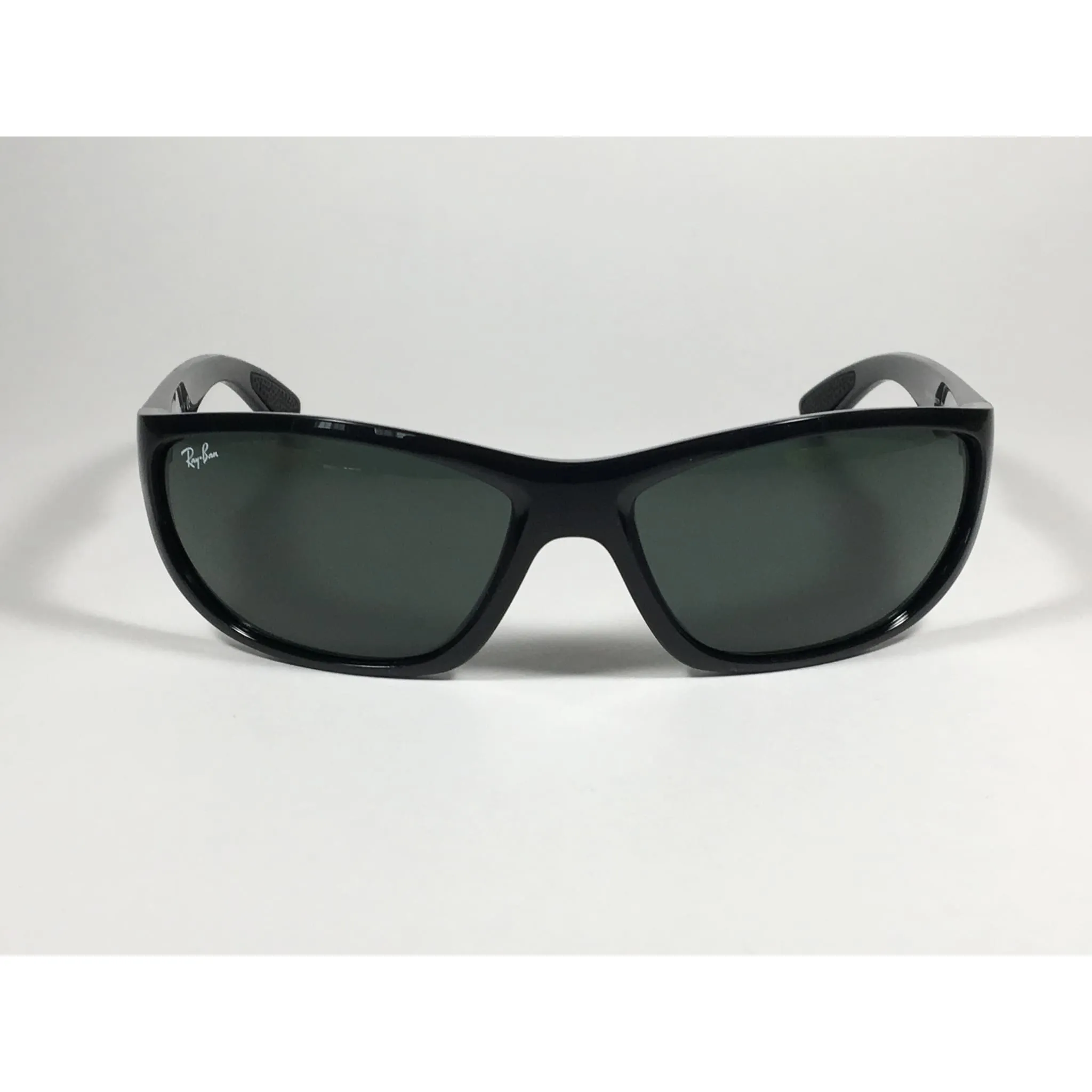 Ray-Ban Active Sport Sunglasses Black Gloss Frame Green Lens RB4188 601/71