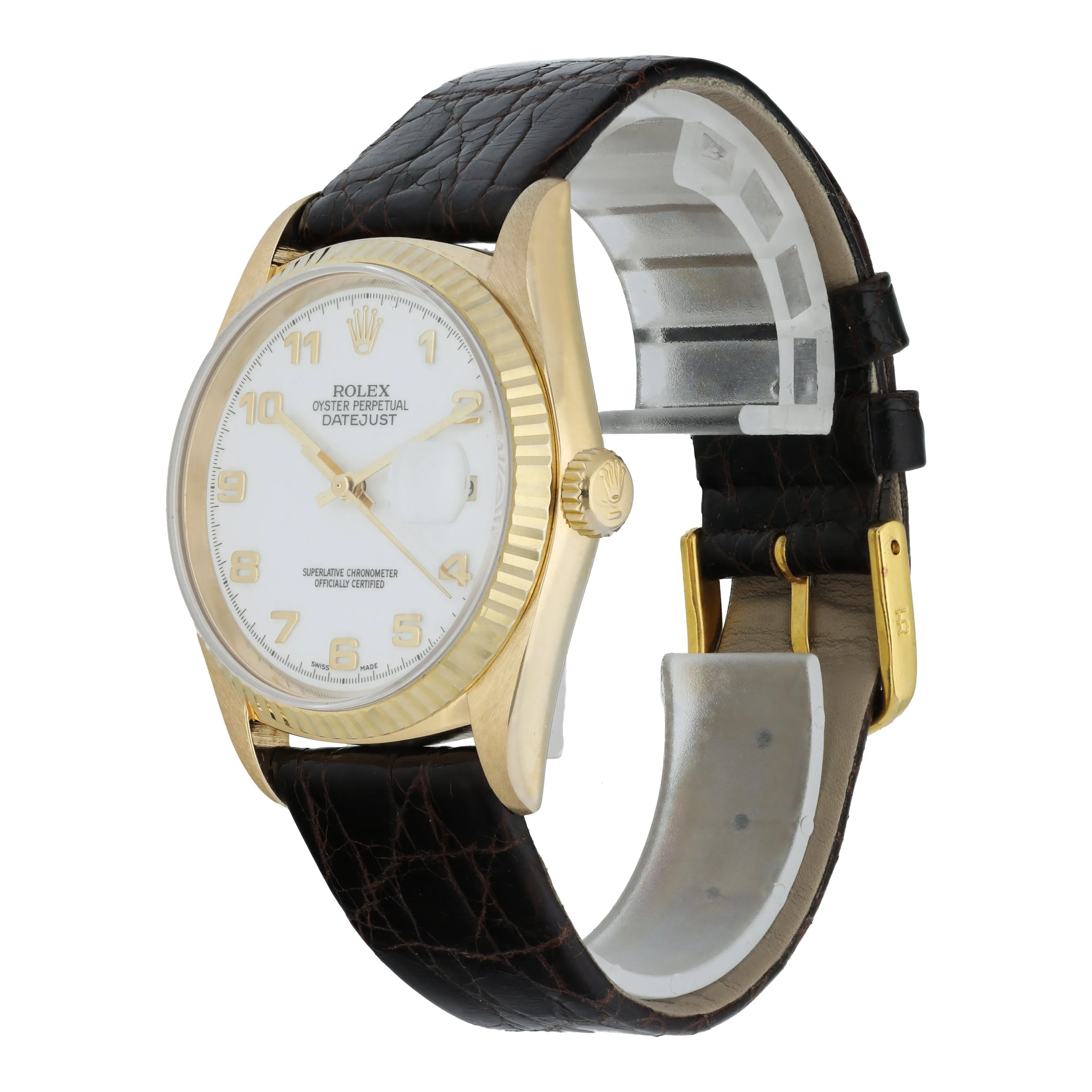 Rolex DateJust 16018 18k Yellow Gold Men's Watch
