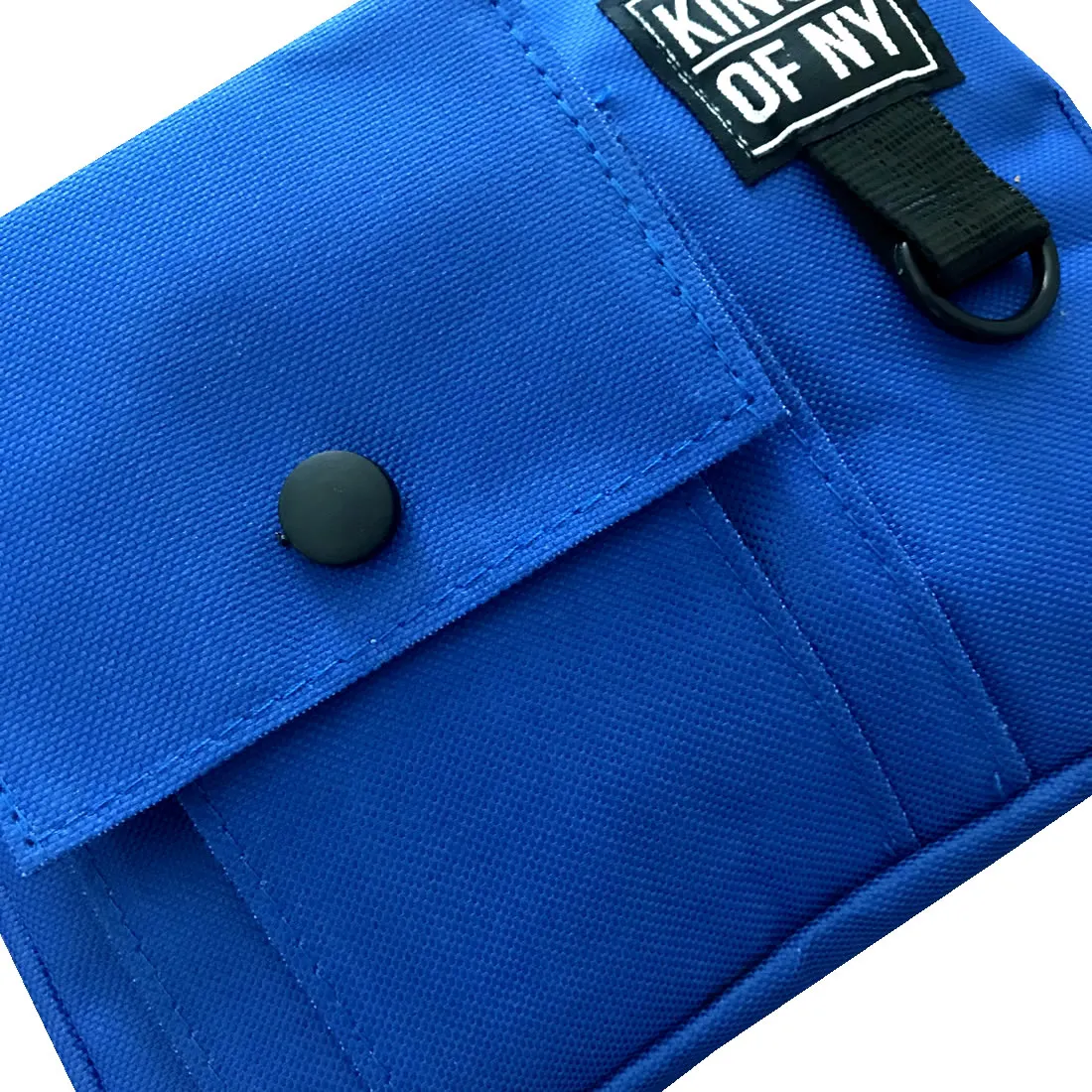 Royal Blue Front Pocket Mens Canvas Crossbody Sling Bag