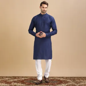 Royal Purple  Men's Plain Kurta