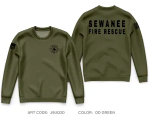 Sewanee Fire Department Core Men's Crewneck Performance Sweatshirt - J9UQ3D