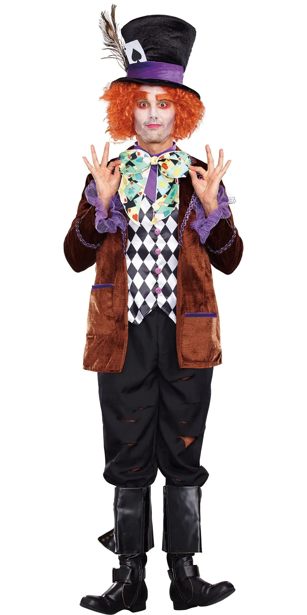 Sexy Hatter Madness Men's Costume