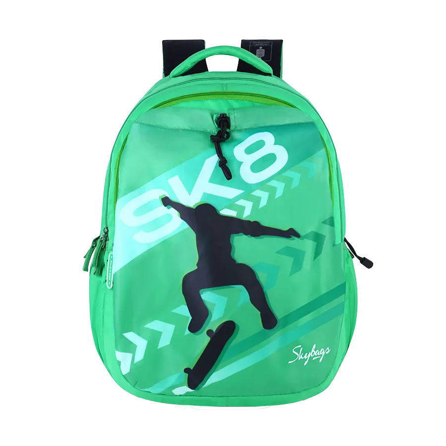 Skybags Squad Nxt 04  School Backpack Teal Green