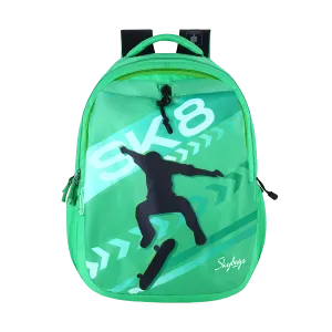 Skybags Squad Nxt 04  School Backpack Teal Green