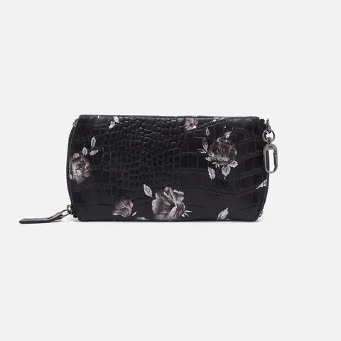 Spark Double Eyeglass Case-Printed Leather