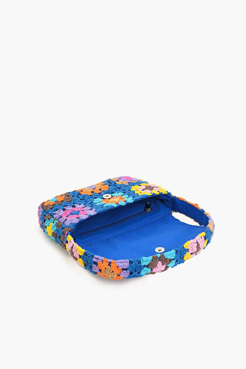 Stitch Please Blue Shoulder Bag
