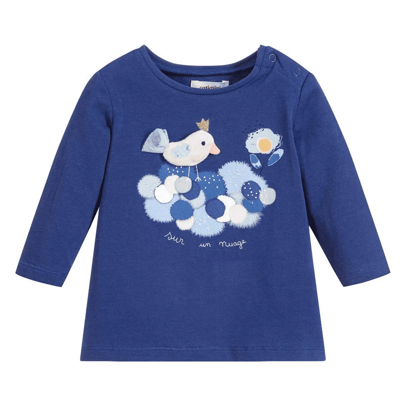 T-shirt with Cuddly Bird Motif