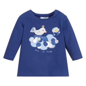 T-shirt with Cuddly Bird Motif