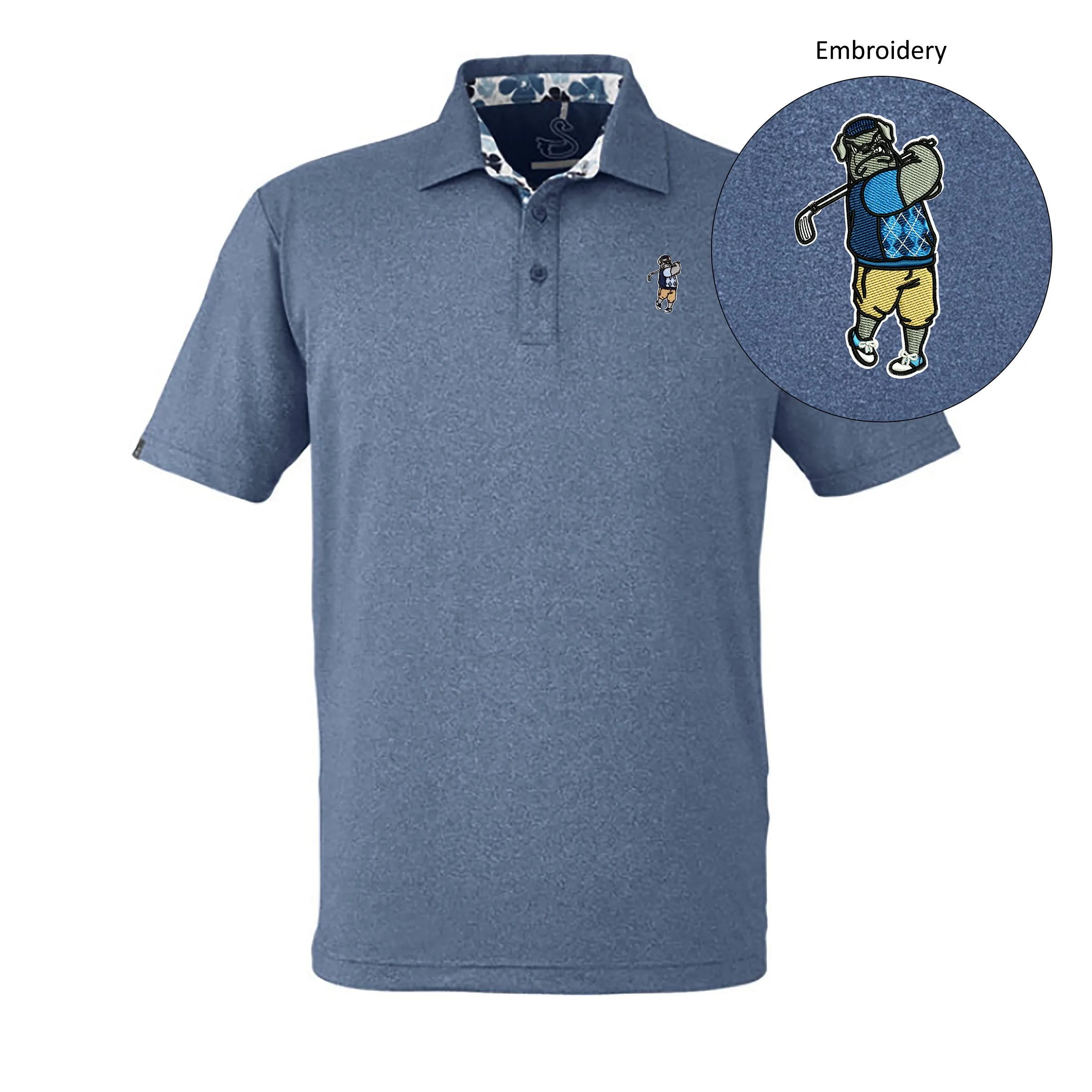 The Citadel, Spike Golfing, Swannies Brand, Golf James Polo Shirt