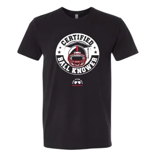 The Film Guy Shirt "CertifiedBallKnower" Black T-shirt