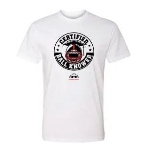 The Film Guy Shirt "CertifiedBallKnower" White T-shirt