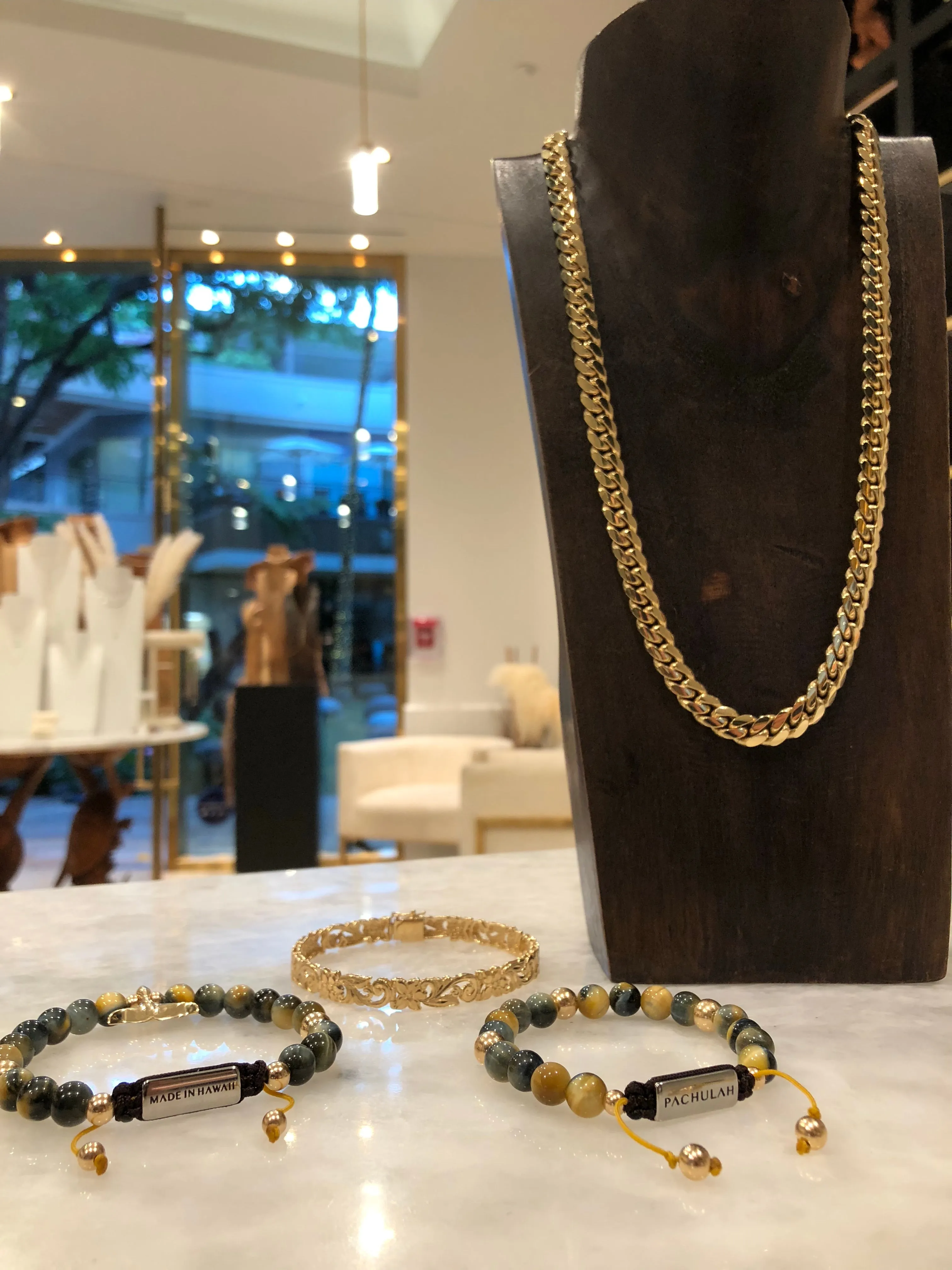 The Whale Tail | 14k Gold & Yellow Tigers Eye