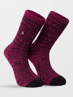 Todd Bratrud Socks - PLUM