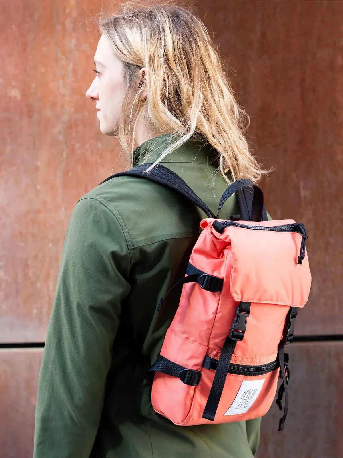 Topo Designs Rover Pack Mini Botanic Green Clay