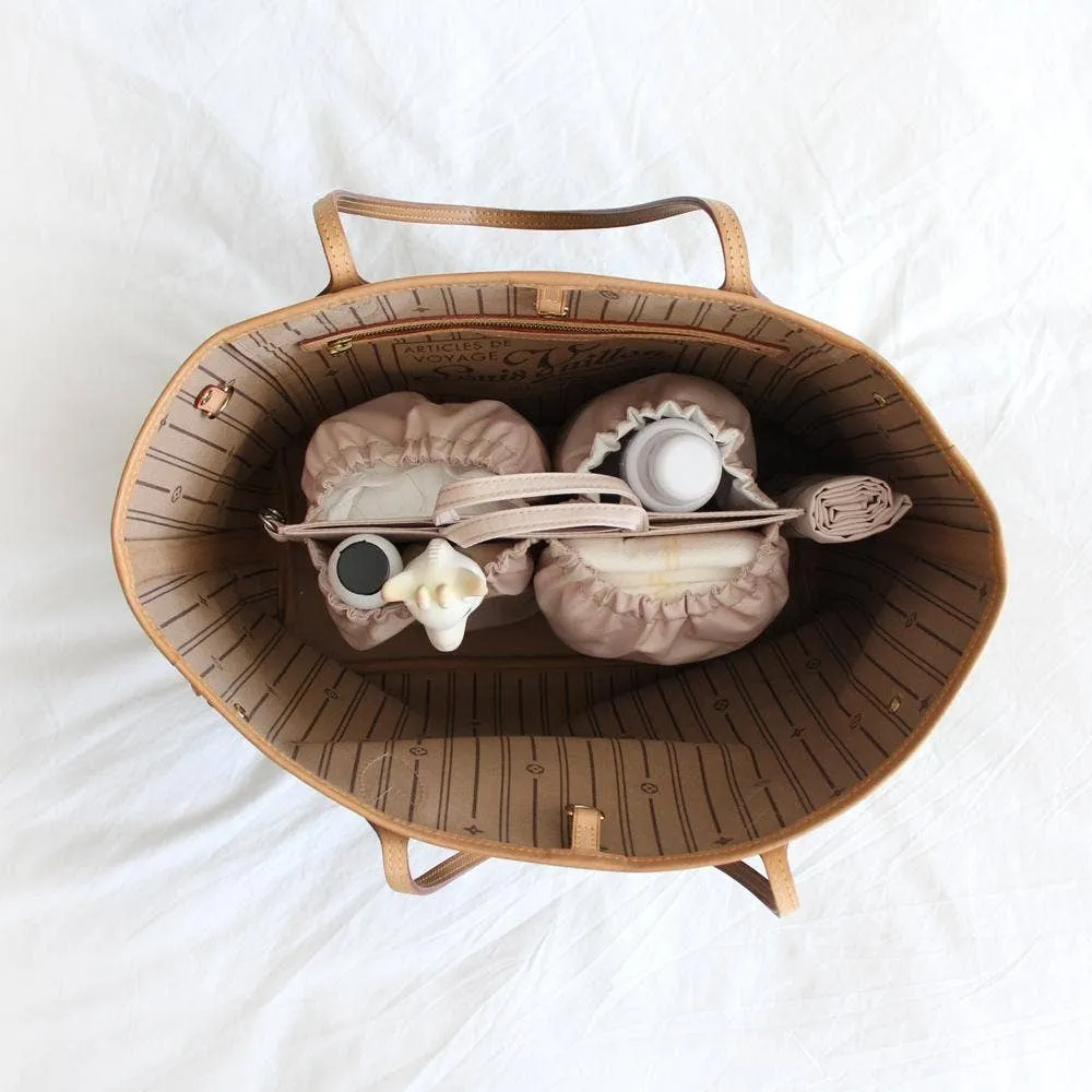 TOTESAVVY MINI ORGANIZER ALMOND