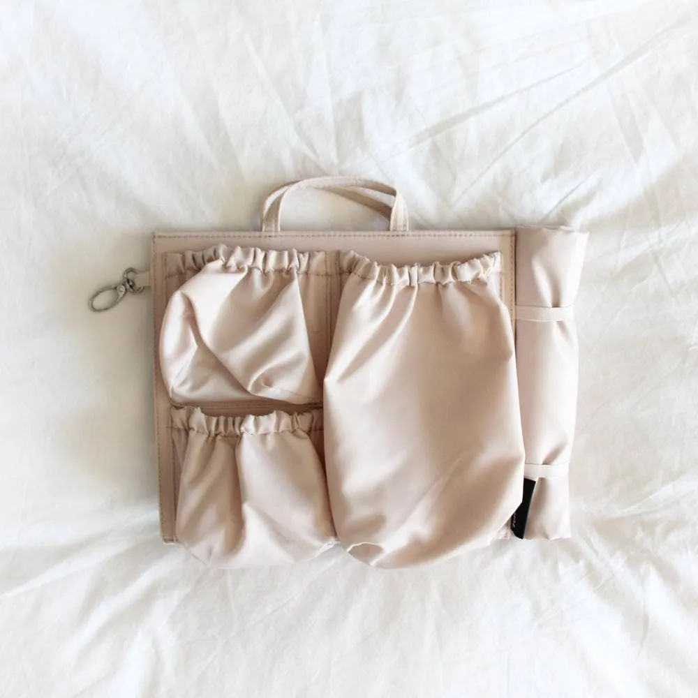 TOTESAVVY MINI ORGANIZER ALMOND
