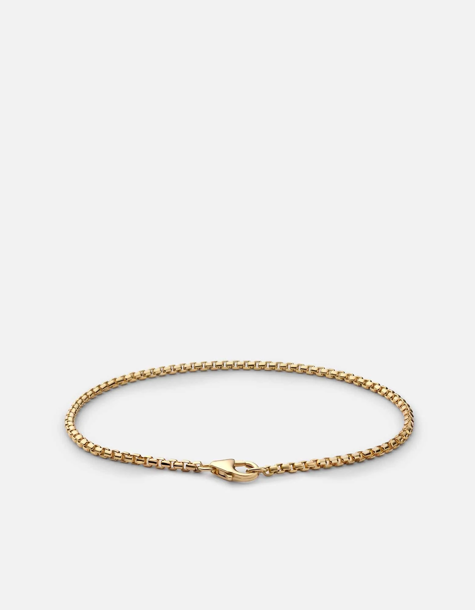 Venetian Chain Bracelet, 14k Gold