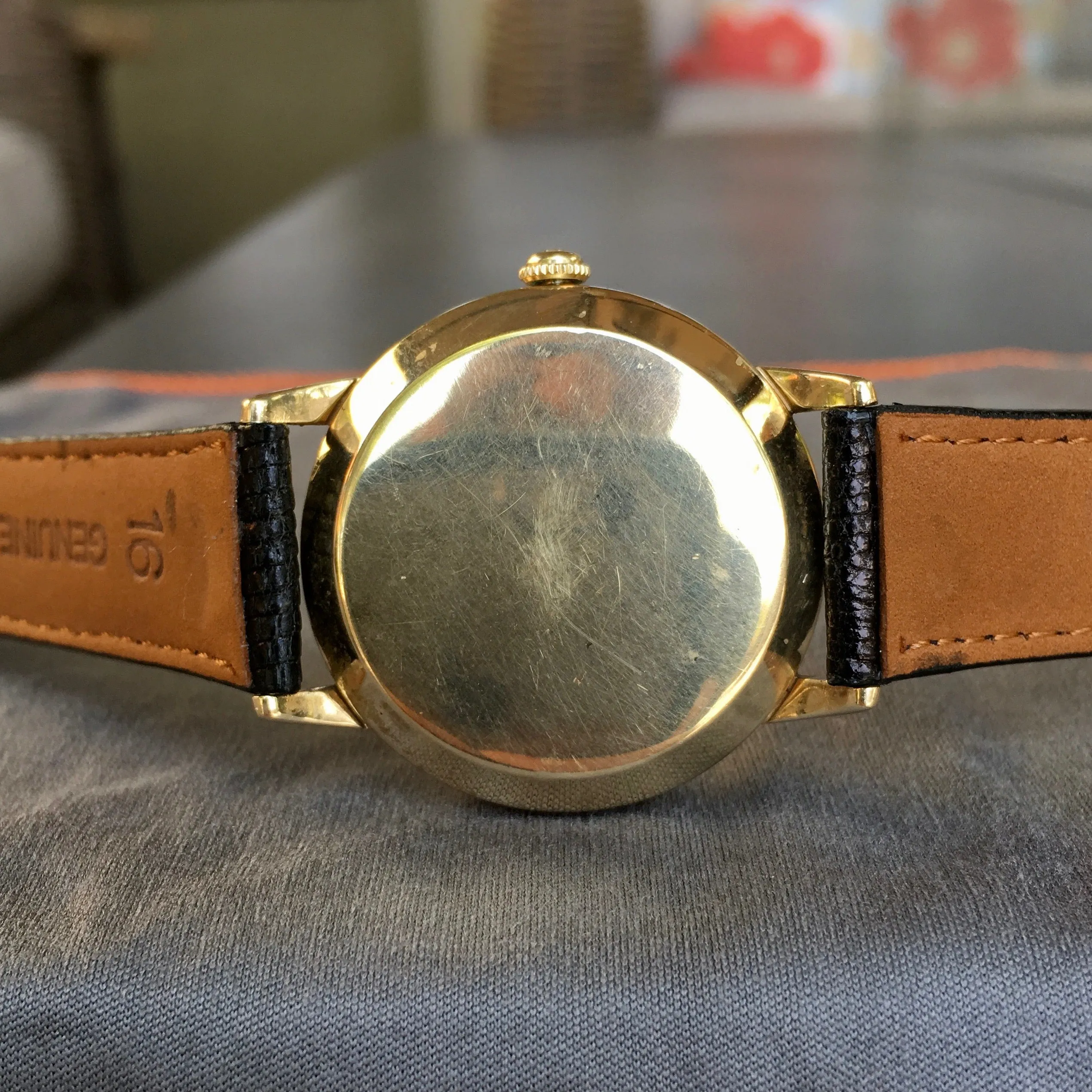 Vintage Omega G6518 14K Yellow Gold 32mm Bumper Automatic Cal. 351 Wristwatch