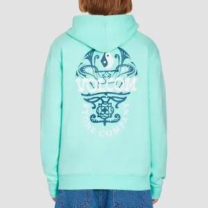Volcom Puffstone Pullover Hoodie Bottle Green