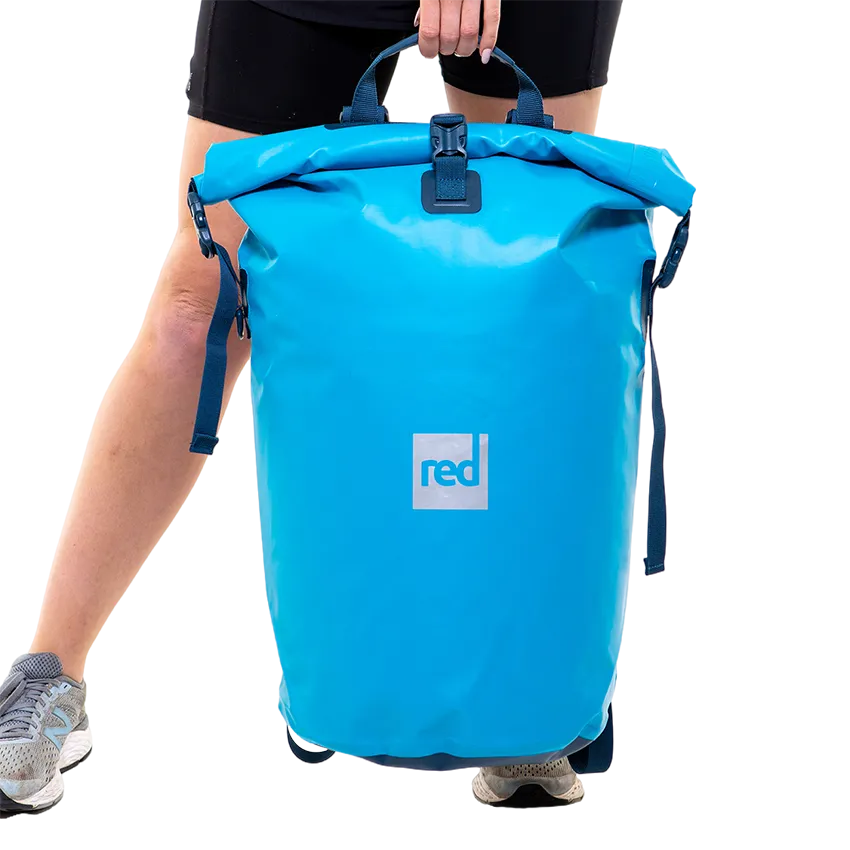 Waterproof Roll Top Dry Bag Backpack - Ride Blue
