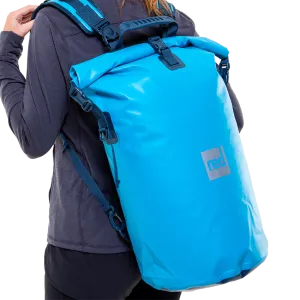 Waterproof Roll Top Dry Bag Backpack - Ride Blue