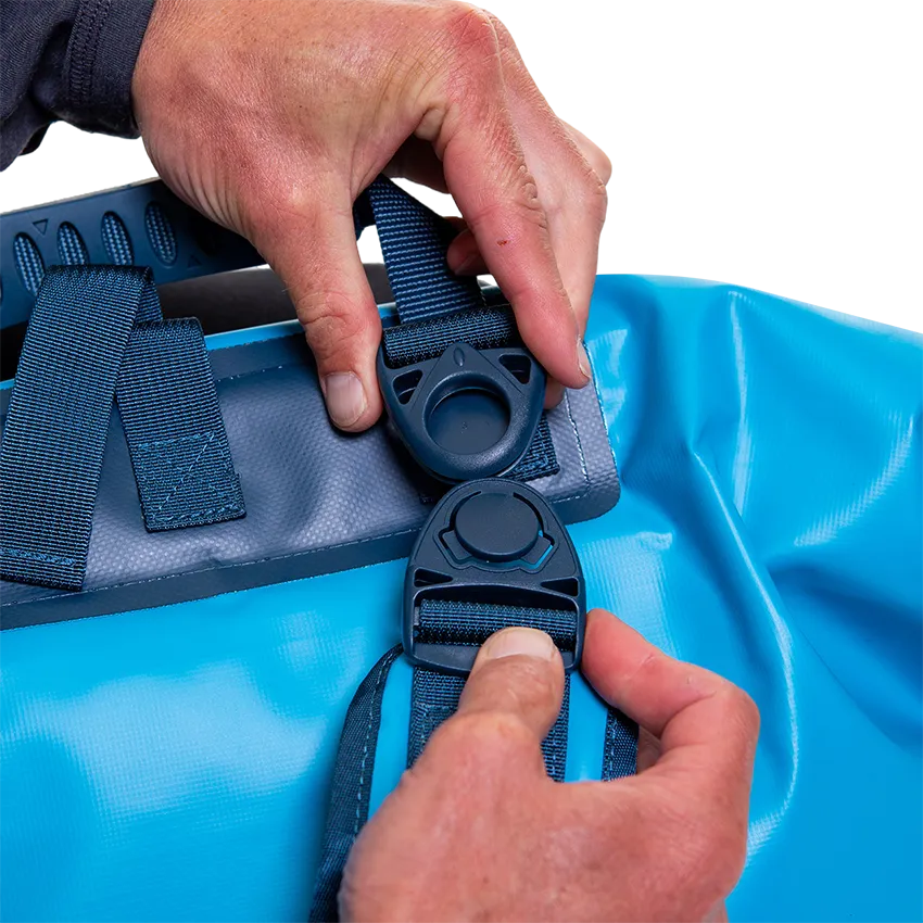 Waterproof Roll Top Dry Bag Backpack - Ride Blue