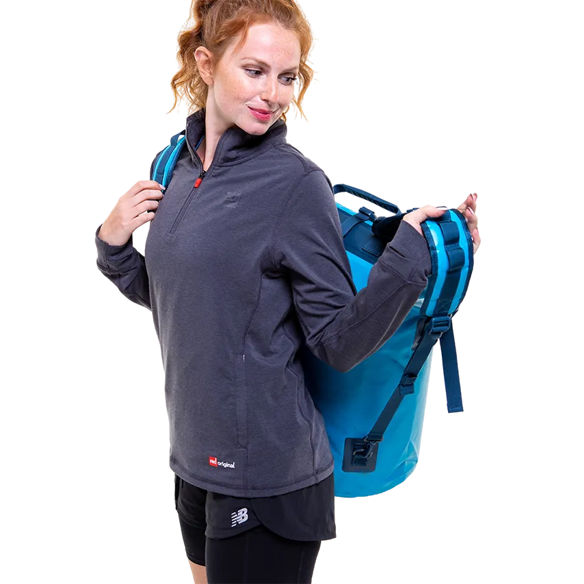 Waterproof Roll Top Dry Bag Backpack - Ride Blue