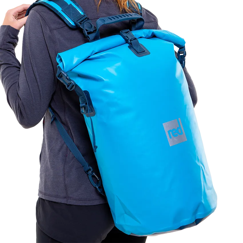 Waterproof Roll Top Dry Bag Backpack - Ride Blue