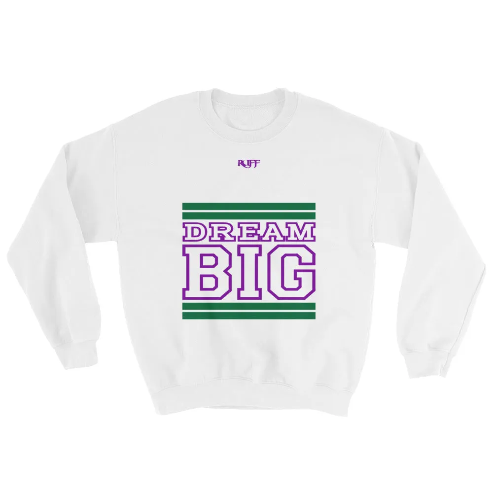 White Green and Purple Sweatshirt