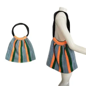 Women Purse Blue Orange