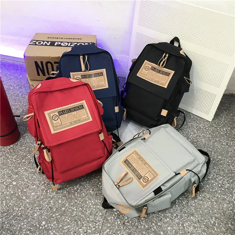 Women's & Men's Fashion Couple Korean Style Trendy Cool Backpacks