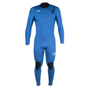 Xcel Mens 3/2mm Comp Chest Zip Fullsuit Wetsuit - Sapphire Blue