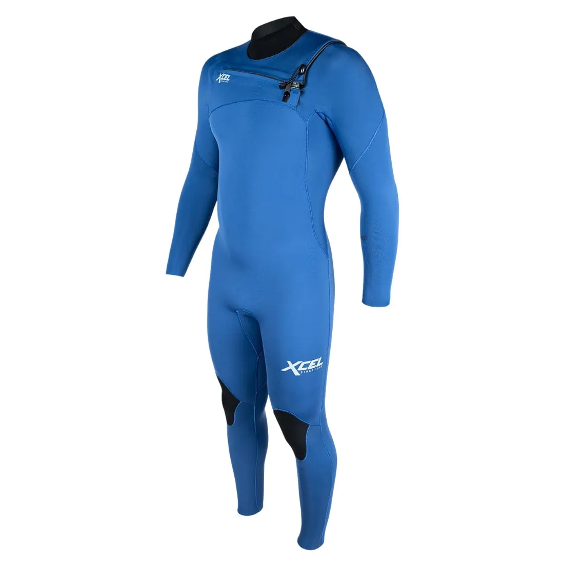 Xcel Mens 3/2mm Comp Chest Zip Fullsuit Wetsuit - Sapphire Blue