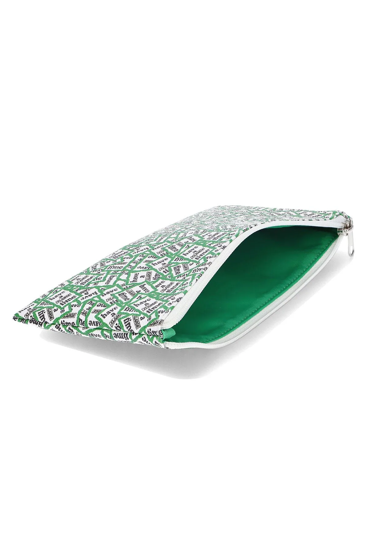 Xlarge × have a good time Flat Pouch - Green